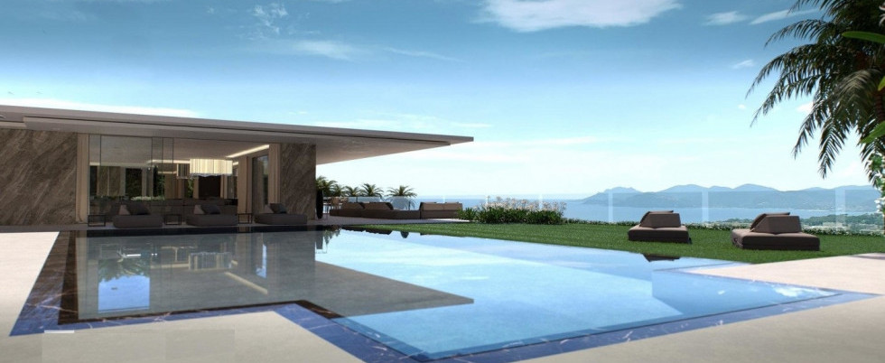 Cannes panoramic sea view - Extraordinary villa for sale - 17 000 000 €