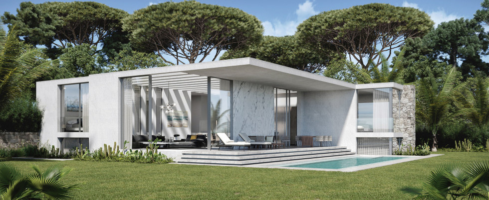 Cap d'Antibes - Project for this superb contemporain villa for sale - 8 000 000 €