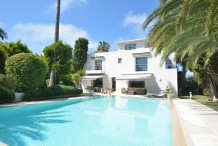 Modern house with pool in the gated area near Eden Roc hotel