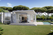 Villa neuve d'architecte à deux pas de la mer au Cap d'Antibes