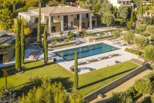 Domaine d'exception sur les collines de Cannes, 9 chambres, vue mer et grande piscine